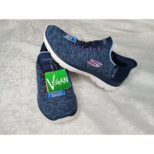 Skechers Women's Summits Dazzling Haze Hands Free Slip-On Walking Shoes Size 6.5